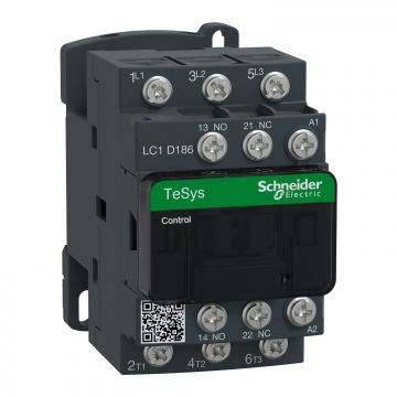 LC1D186F7 TeSys D kontaktör - 3P(3 NA) - AC-3 - <= 440 V 18 A - 110 V AC bobin
