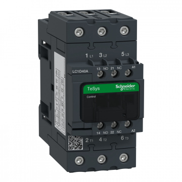 LC1D40AE7 TeSys D kontaktör - 3P(3 NA) - AC-3 - <= 440 V 40 A - 48 V AC 50/60 Hz bobin