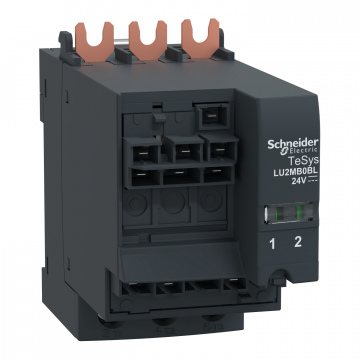 LU2MB0BL değiştirici blok LU2M - 32 A - 24 V DC - doğrudan montaj.