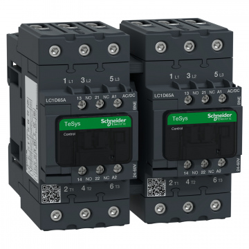 LC2D65ABNE TeSys Deca Envensör Kontaktör,3P(3NO),<=440V,65A AC-3,24...60V AC/DC Bobinli