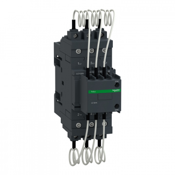 LC1DPKU7 Kondansatör kontaktörü, Tesys Deca, 400/415V 50Hz'de 30kVAR, 240V AC 50/60Hz bobin, EverLink BTR vidalı terminaller