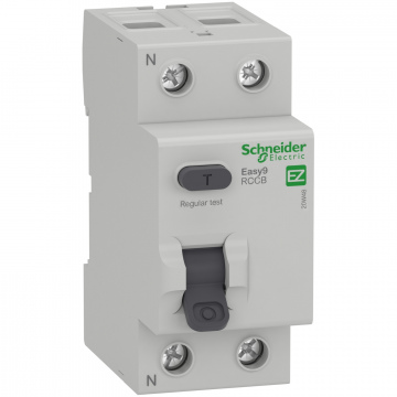 EZ9R64263 Easy9 Kaçak Akım Rölesi - 2 Kutup 63A 300mA AC Tipi 230V