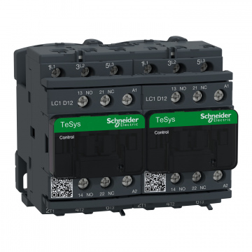 LC2D12E7 TeSys D dönüşlü kontaktör - 3P(3 NA) - AC-3 - <= 440 V 12 A - 48 V AC bobin