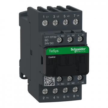 LC1DT32BD TeSys D kontaktör - 4P(4 NA) - AC-1 - <= 440 V 32 A - 24 V DC bobin