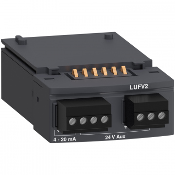 LUFV2 TeSys U - motor yükünün 4...20 mA LUF fonksiyon bloğu göstergesi.