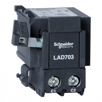 LAD703B TeSys D termal aşırı yük röleleri - uzaktan elektrikli durdurma - 24 V DC/AC