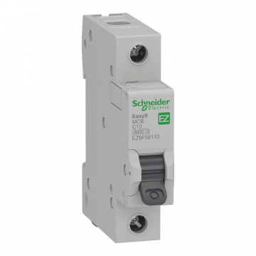 EZ9F56110 Easy9, MCB, 1P 10A C 6000A 230V, Otomatik Sigorta