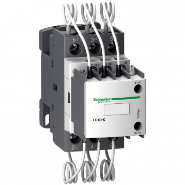 LC1DLKU7 Kapasitör kontaktörü, TeSys Deca, 20 kVAR 400V/50Hz, 240V AC bobin