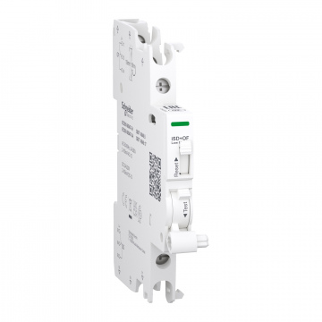 A9A26919 Yardımcı kontak, Acti9 A9A, iSD+OF, 2 değiştirme kontağı, 2mA - 100mA, 24VAC - 250VAC, 24VDC - 220VDC, üst ve alt bağlantı