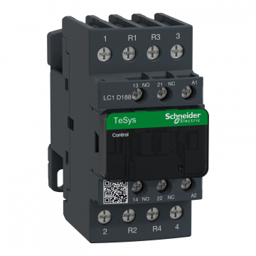 LC1D188B7 Tesys D Kontaktör - 4P(2 Na + 2 Nk) - Ac-1 - <= 440 V 32 A - 24 V Ac Bobin