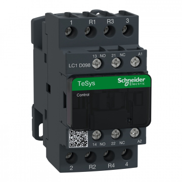 LC1D098B7 TeSys D kontaktör - 4P(2 NA + 2 NK) - AC-1 - <= 440 V 20 A - 24 V AC bobin