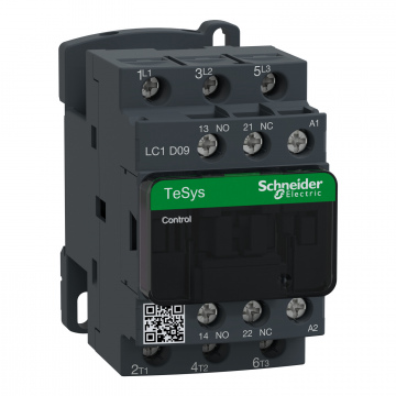 LC1D09M7 TeSys D Kontaktör - 3P (3 NA) - AC-3 - <= 440 V 9 A - 220 V AC Bobin