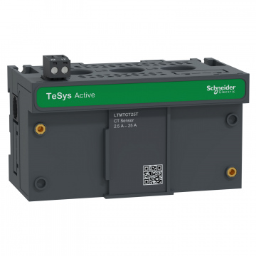 LTMTCT25T Sensör Modülü, TeSys Tera, Akım Trafosu, Yatay Akım Trafosu 2,5-25 A, Genişlik 110 mm, topraklama hatası akım trafosu için Dahili Giriş, Motor Yönetimi