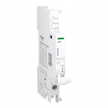 A9A26904 Yardımcı Kontak, Acti9 A9A, İof, 1 C/O, 100Ma İla 6A, 24Vac İla 415Vac, 24-130 Vdc, Alt Bağlantı