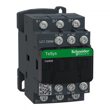 LC1D096Q7 TeSys D kontaktör - 3P(3 NA) - AC-3 - <= 440 V 9 A - 380 V AC bobin
