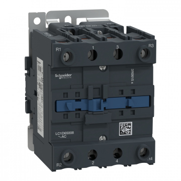 LC1D65008M7 TeSys D kontaktör - 4P(2 NA + 2 NK) - AC-1 - <= 440 V 80 A - 220 V AC bobin