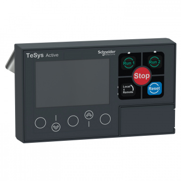 LTMTCUF Operatör kontrol ünitesi, TeSys Tera, 140 mA, RJ45 bağlantısı, gömme montaj, arkadan aydınlatmalı LCD