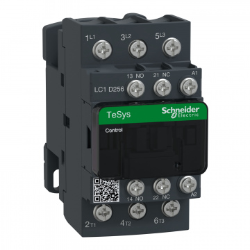 LC1D256G7 TeSys D kontaktör - 3P(3 NA) - AC-3 - <= 440 V 25 A - 120 V AC bobin