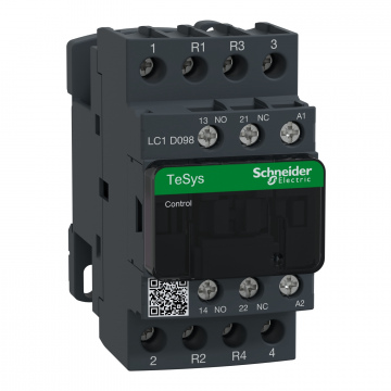 LC1D098E7 TeSys D kontaktör - 4P(2 NA + 2 NK) - AC-1 - <= 440 V 20 A - 48 V AC bobin