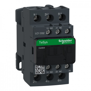 LC1D32F7 TeSys D Kontaktör - 3P (3 NA) - AC-3 - <= 440 V 32 A - 110 V AC Bobin