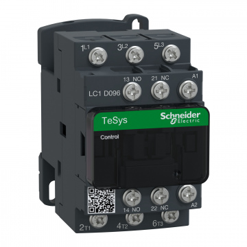 LC1D096L7 TeSys D kontaktör - 3P(3 NA) - AC-3 - <= 440 V 9 A - 200 V AC bobin