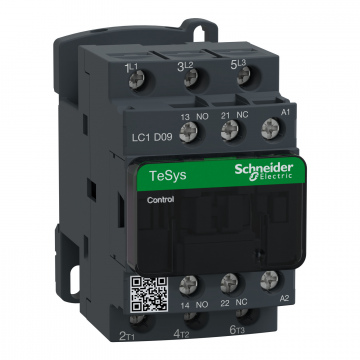 LC1D09B7TQ kontaktör TeSys LC1-D - 3 kutup - AC-3 440V 9 A - bobin 24 V AC