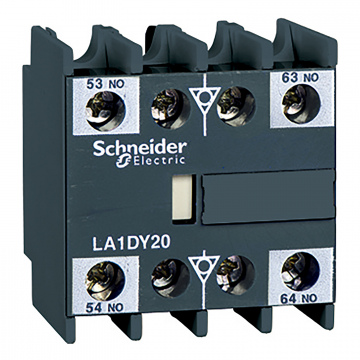 LA1DX11 TeSys D - yardımcı kontak bloğu - 1 NA + 1 NK - vida kelepçesi terminalleri