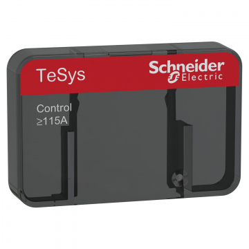 LAD9ET5S Kırmızı güvenlik kapağı, TeSys Deca Advanced, LC1D115–150A kontaktör için