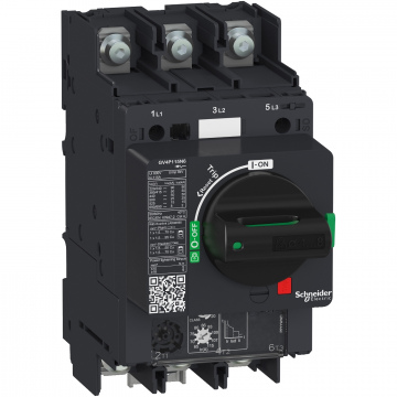 GV4P115B6 TeSys GV4 Motor Koruma Şalteri, 3 Kutuplu,115 A, Icu 25 kA, Termik Manyetik, Pabuç Bağlantısı