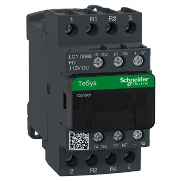 LC1D098FD TeSys D kontaktör - 4P(2 NA + 2 NK) - AC-1 - <= 440 V 20 A - 110 V DC bobin