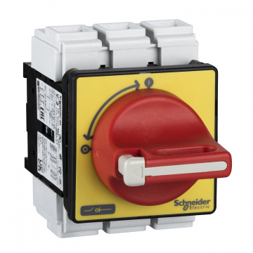 VCF3 TeSys Vario - acil durdurma yük ayırıcı - 63 A - kapıda.