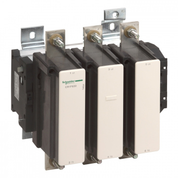 CR1F630MZ7 Manyetik kilitlemeli kontaktör, TeSys F, 3P (3NO), AC‑3 ≤440 V 630 A, 220 V DC düşük darbeli akım bobini