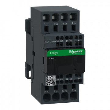LC1DT403E7 TeSys D kontaktör - 4P(4 NA) - AC-1 - <= 440 V 40 A - 48 V AC 50/60 Hz bobin