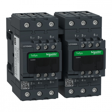 LC2D40AM7 TeSys D enversör kontaktör - 3P(3 NA) - AC-3 - <= 440 V 40 A - 220 V AC bobin