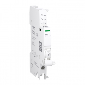 A9A26914 Yardımcı kontak, Acti9 A9A, iOF, 1 değiştirme kontağı, 2mA - 100mA, 24VAC - 250VAC, 24VDC - 220VDC, alt bağlantı