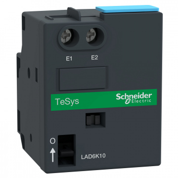 LAD6K10K yardımcı mandal bloğu TeSys - 100 V DC/AC 50...60 Hz