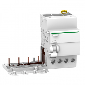 A9V44425 Vigi iC60 - toprak kaçağı eklenti bloğu - 4P - 25A - 300mA - AC tipi.
