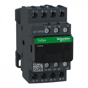 LC1DT25B7 TeSys D kontaktör - 4P(4 NA) - AC-1 - <= 440 V 25 A - 24 V AC bobin
