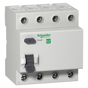 EZ9R64440 Easy9 Kaçak Akım Rölesi - 4 Kutup 40A 300mA AC Tipi 400V