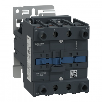 LP1D65008BD TeSys D kontaktör - 4P(2 NA + 2 NK) - AC-1 - <= 440 V 80 A - 24 V DC bobin