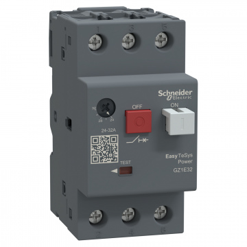 GZ1E32 Easy TeSys Motor koruma şalteri GZ1E - 3 kutup - 24..32A - termik manyetik koruma.
